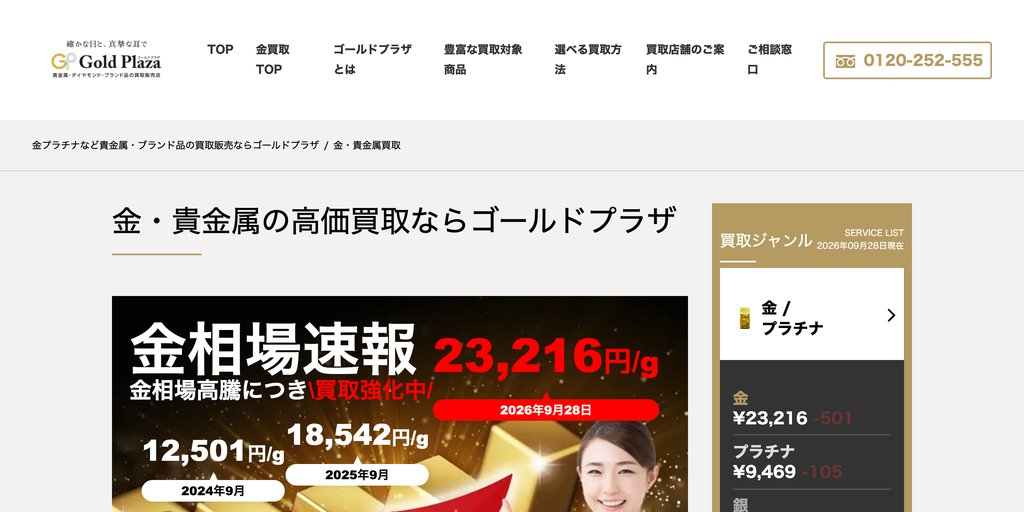 ゴールドプラザ町田店の店舗ページ｜町田の金・貴金属買取